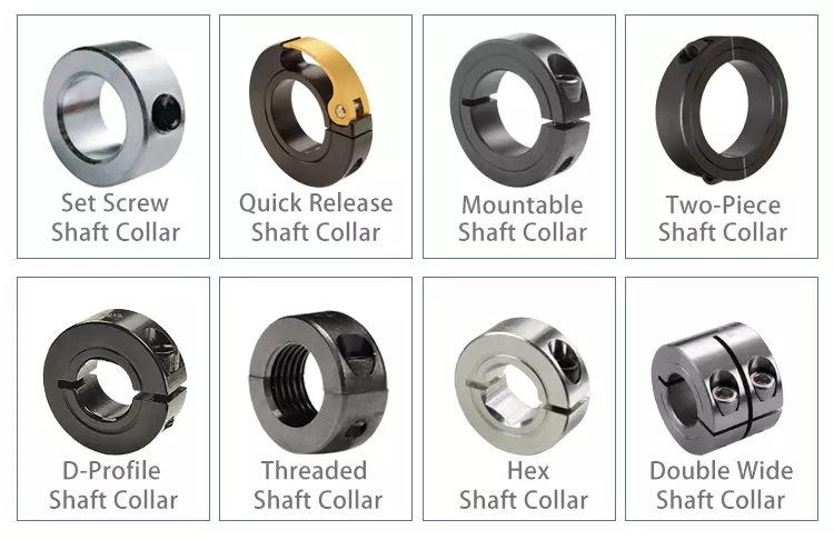 Shaft Collar Aluminum Stainless Steel Locking Plastic Collars Lock 3/16 Flange Clamp 20Mm Clamping Solid 30 Brass T5 78 Diameter