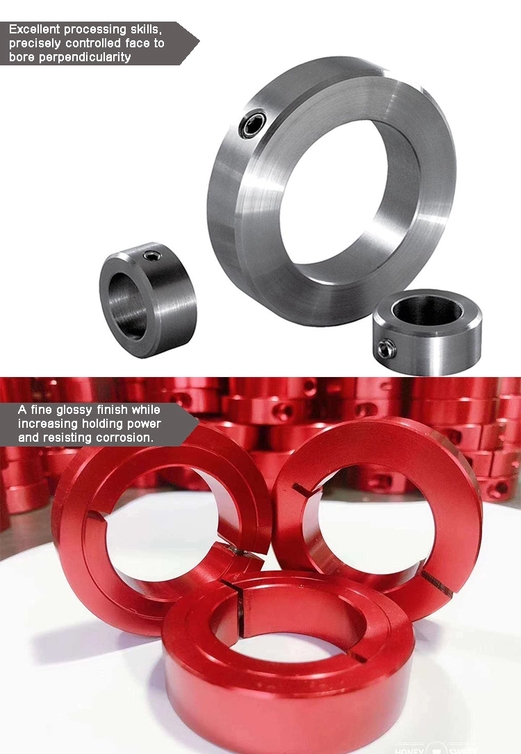 Shaft Collar Aluminum Stainless Steel Locking Plastic Collars Lock 3/16 Flange Clamp 20Mm Clamping Solid 30 Brass T5 78 Diameter