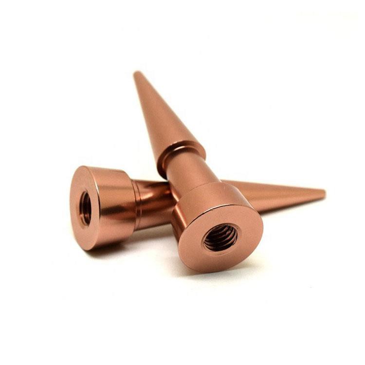 2 Custom-color-anodized-small-metal-cone-nuts