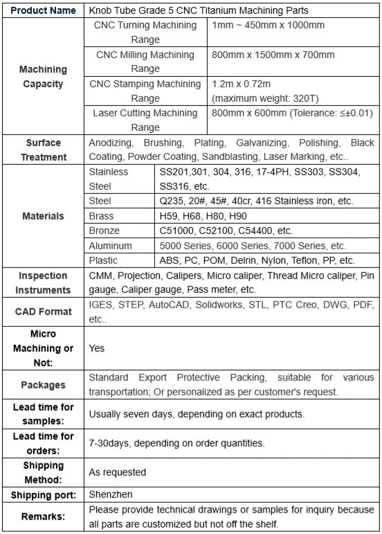 6 CNC-Precision-Knob-Tube-Parts-Grade-5 6 CNC-Precision-Knob-Tube-Parts-Grade-5