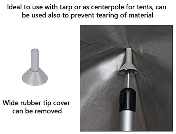 Adjustable Aluminum Tube Telescopic Tent PoleTarp PoleTent Pole (3)