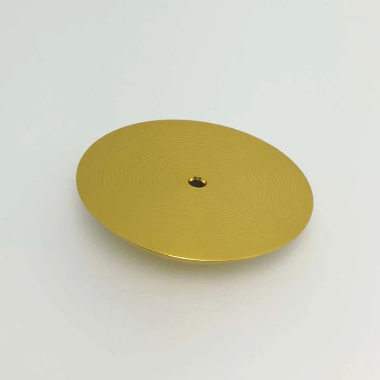 Surface Golden Oxidation Treatment CNC Machining Parts Aluminum
