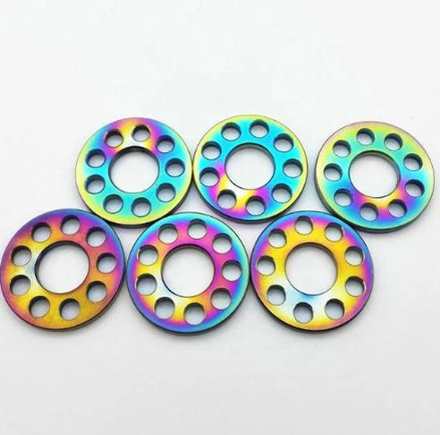 M10 (20mm OD) GR5 Drilled Titanium Washer1 M10 (20mm OD) GR5 Drilled Titanium Washer1