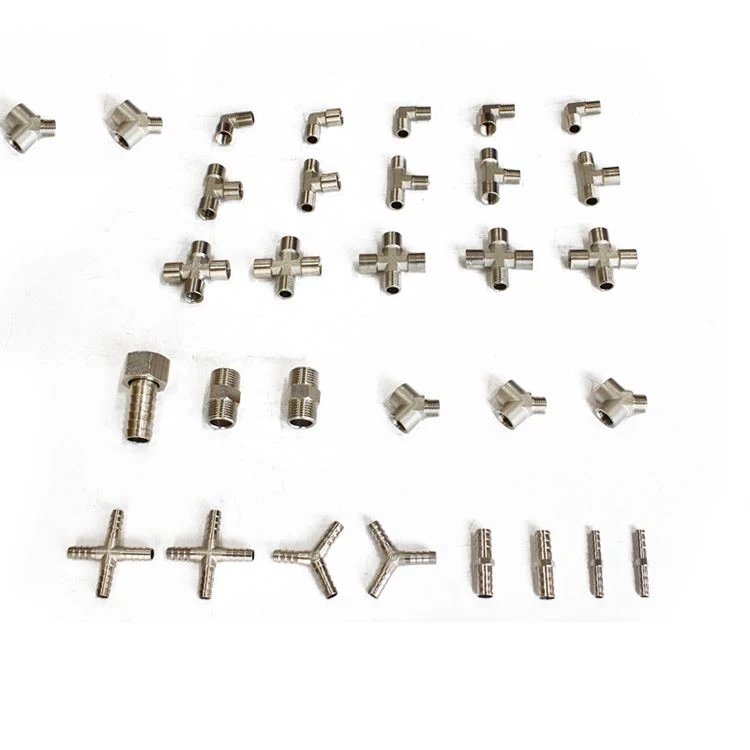 Quick Connector Brass Hexagonal Hose Barb Nozzle Fitting With Male Thread Adapter1