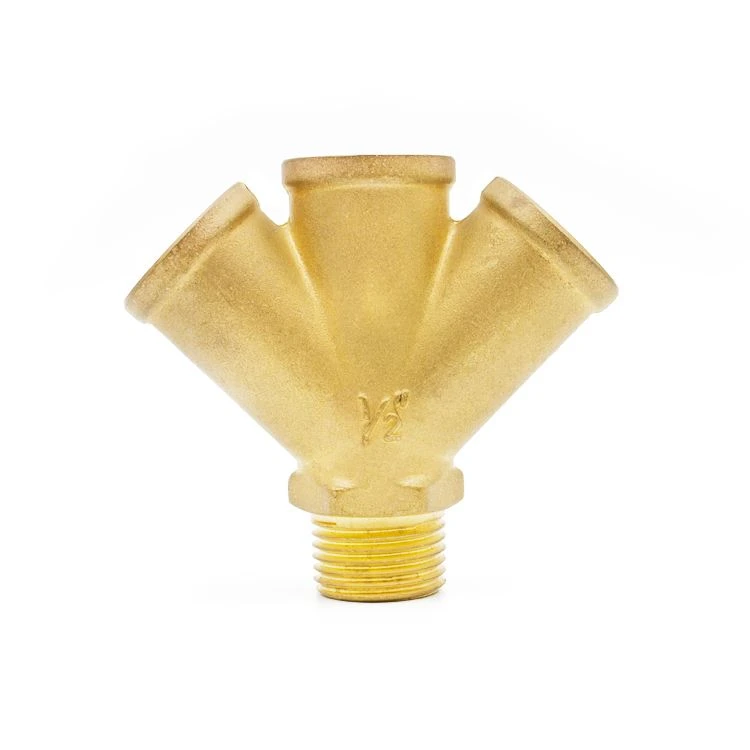 Threaded Brass Y Type Bath Wash Basin Sanitary Pipe Fitting