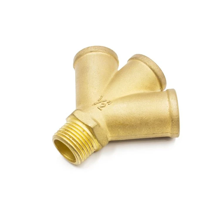 Threaded Brass Y Type Bath Wash Basin Sanitary Pipe Fitting2