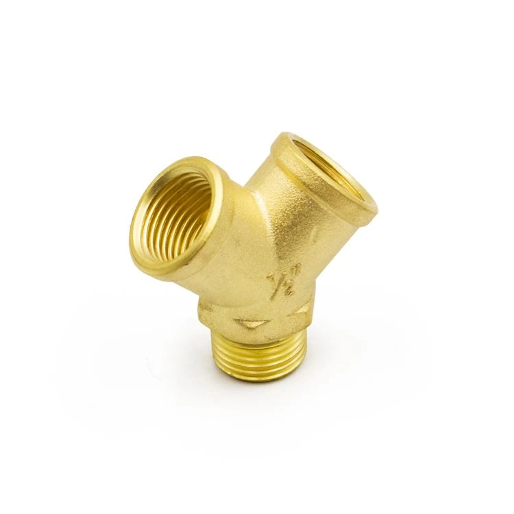 Threaded Brass Y Type Bath Wash Basin Sanitary Pipe Fitting5