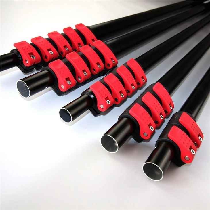 9 Meters Aluminum Telescopic Pole With Flip Cam Locking 9 Meters Aluminum Telescopic Pole With Flip Cam Locking