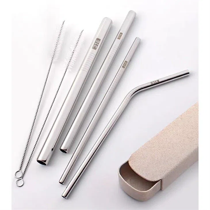 Stainless steel straw (4) Stainless steel straw (4)