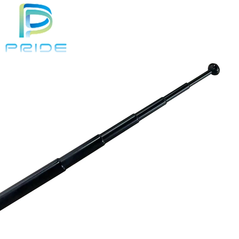 CNC machined black telescoping antenna