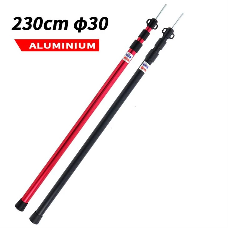 Adjustable Aluminum Tube Telescopic Tent Pole Tarp Pole