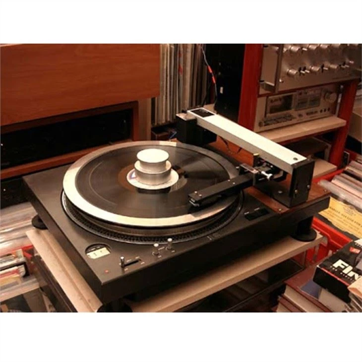 Black Silver Laser Engraving Logo Aluminum Turntable Weight