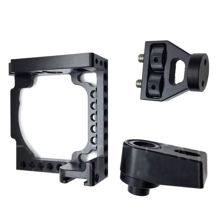 CNC Black Anodizing CCTV Spare Parts