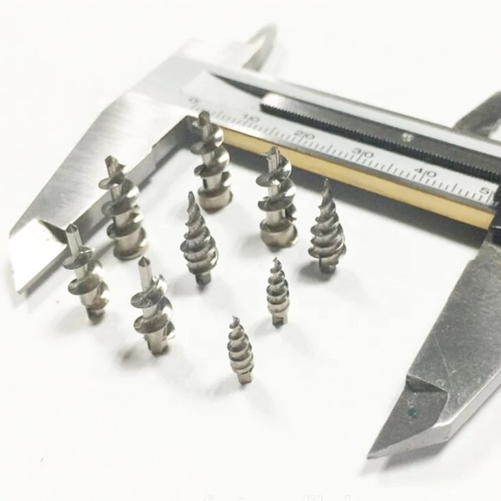 Customized 5 Axis Machining Screw Polished Dental Precision Ring Titanium CNC