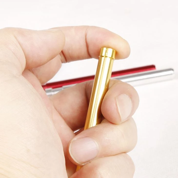 Mini Metal Spring Smoking Pipe Ladies Spring Mouth Parts Smoking Accessories