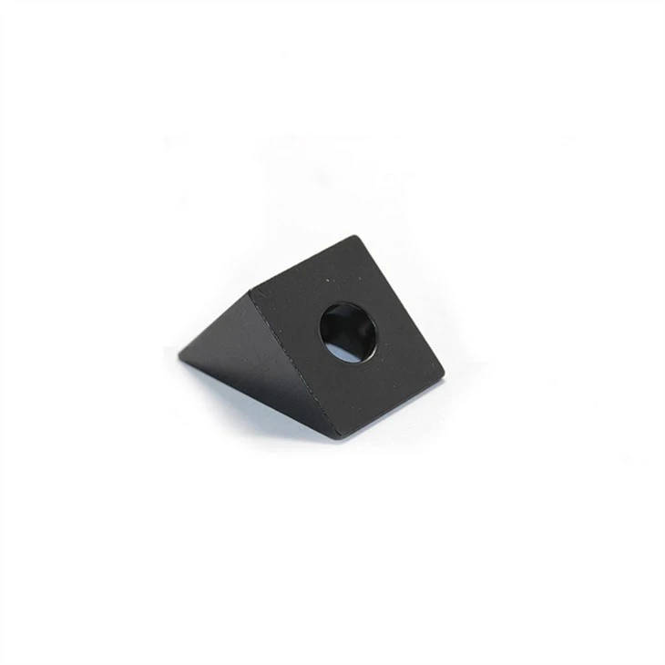OEM Black Angle Aluminum Corner Connector For 20mm Extrusion