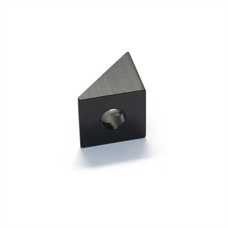 OEM Black Angle Aluminum Corner Connector For 20mm Extrusion