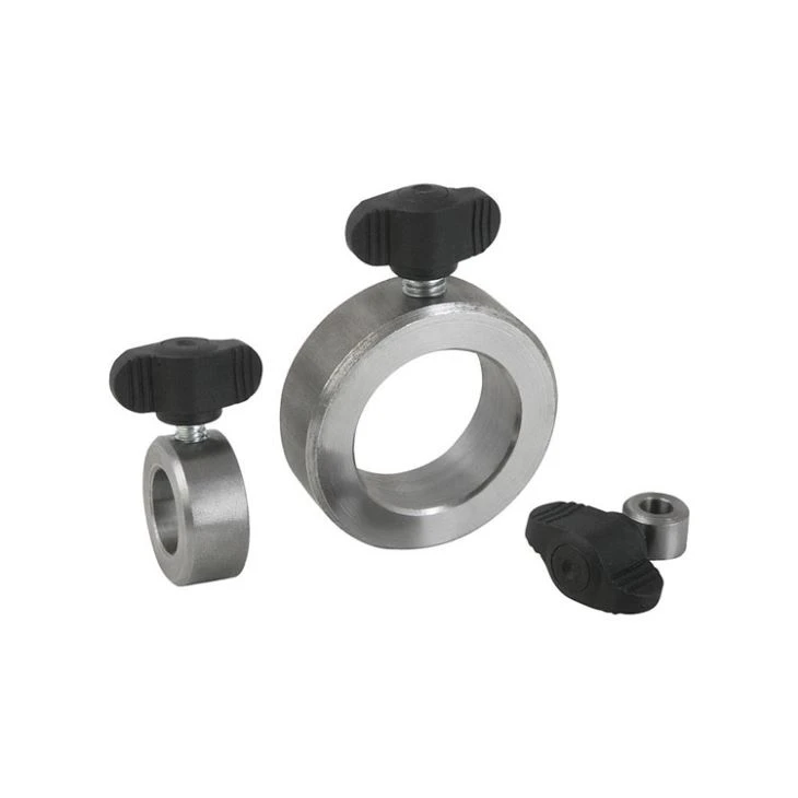 Shaft Collar Aluminum Stainless Locking Plastic Collars Lock 3/16 Flange Clamp