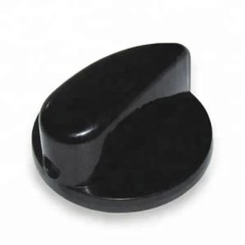 Black Turning Control Guitar Fluted Bakelite Knobs For Potentiometer
