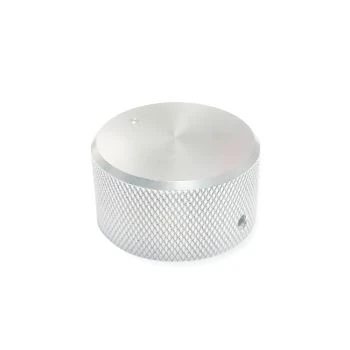 Metal Custom Machining Anodize Aluminum Knurled CNC Turning Knob