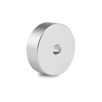 Record Turntable Adapter 45 RPM Aluminum Silver For 7 Vinyl Technics