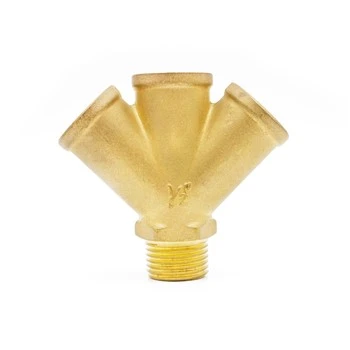 Threaded Brass Y Type Bath Wash Basin Sanitary Pipe Fitting