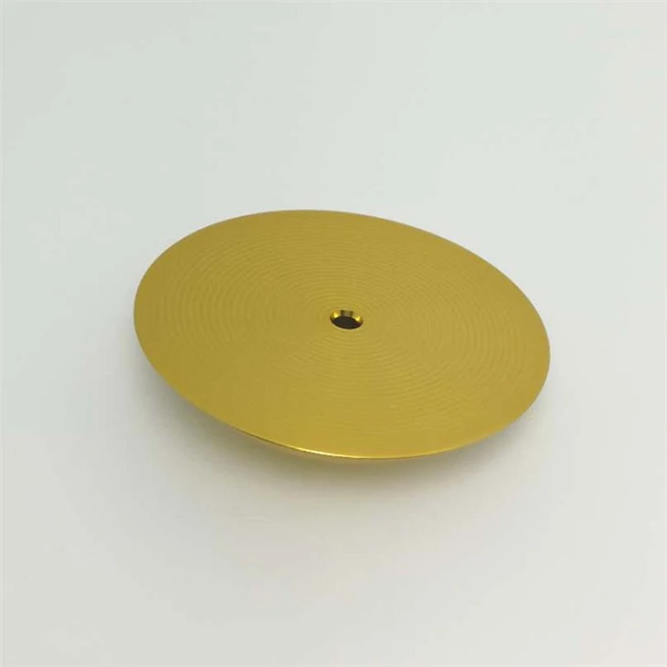 Surface Golden Oxidation Treatment CNC Machining Parts Aluminum