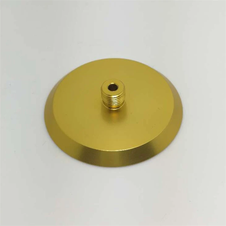 Surface Golden Oxidation Treatment CNC Machining Parts Aluminum