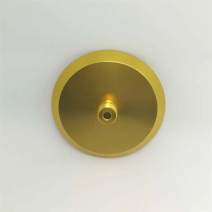 Surface Golden Oxidation Treatment CNC Machining Parts Aluminum