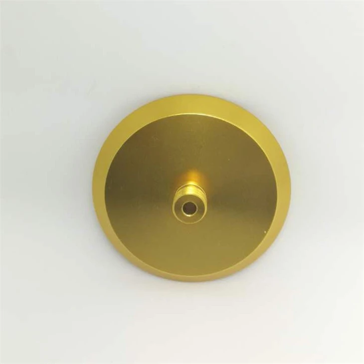 Surface Golden Oxidation Treatment CNC Machining Parts Aluminum