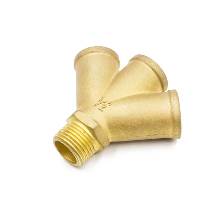 Threaded Brass Y Type Bath Wash Basin Sanitary Pipe Fitting
