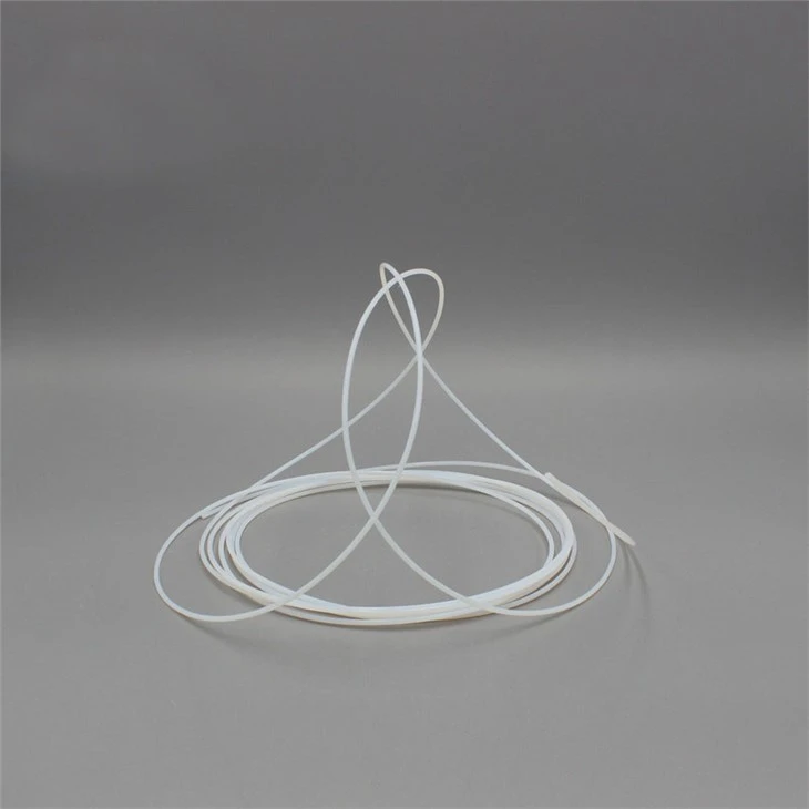 White PTFE Tube 1.75mm Ptfe Tubing Pipe Tailored PTFE Tube