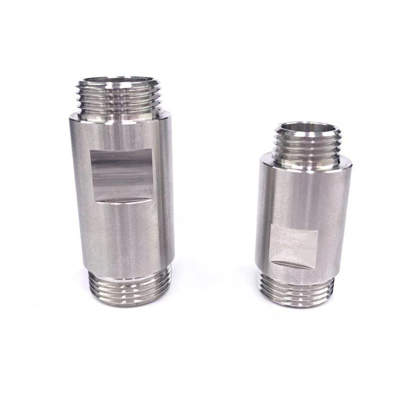 The Sample Of Silver Electroplating CNC Machined Parts Customized By The Cana...