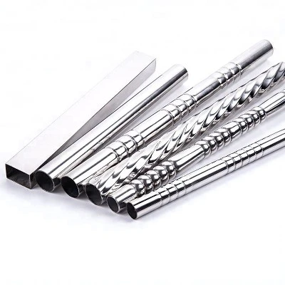 External knurled tube