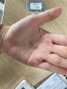 The Sample Of 0.1mm Diameter Tube Customized By Vietnam Customer Has Been Com...