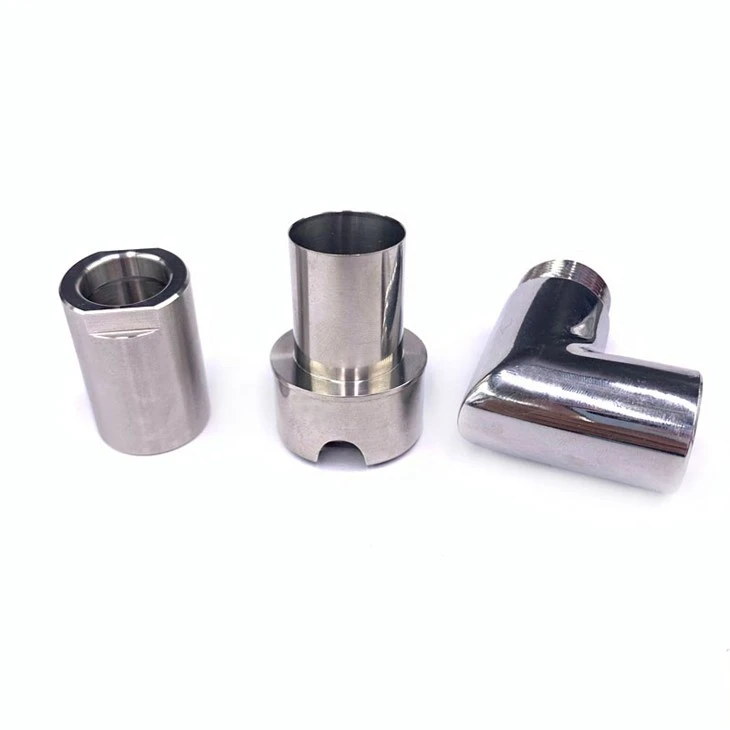 Silver Round Stainless Steel Elbow