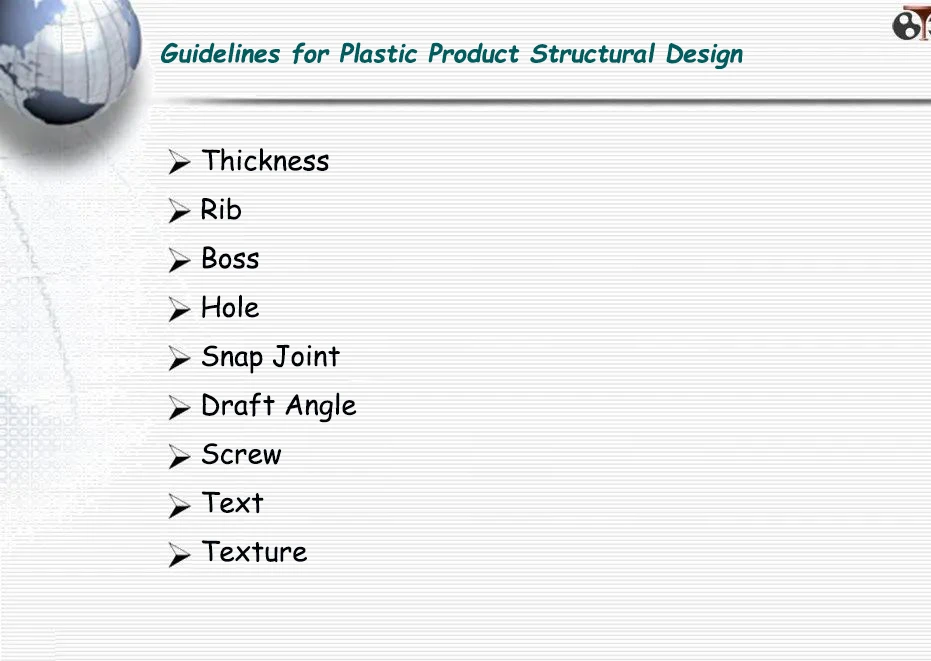Guidelines for Plastic Product Structural Design
