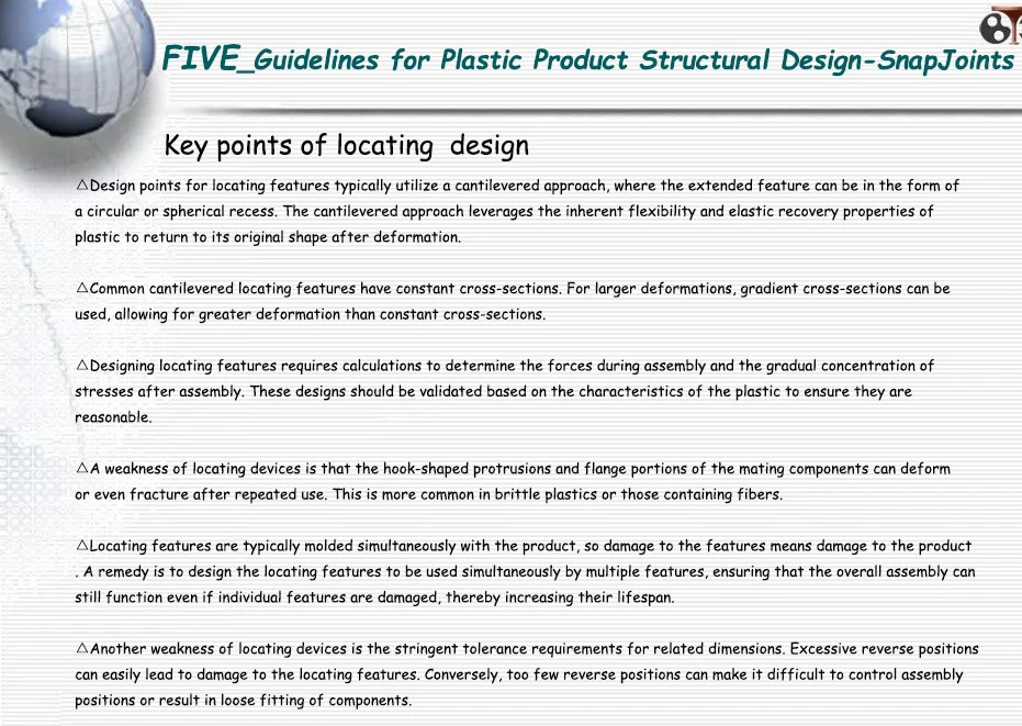 Key points of locating design