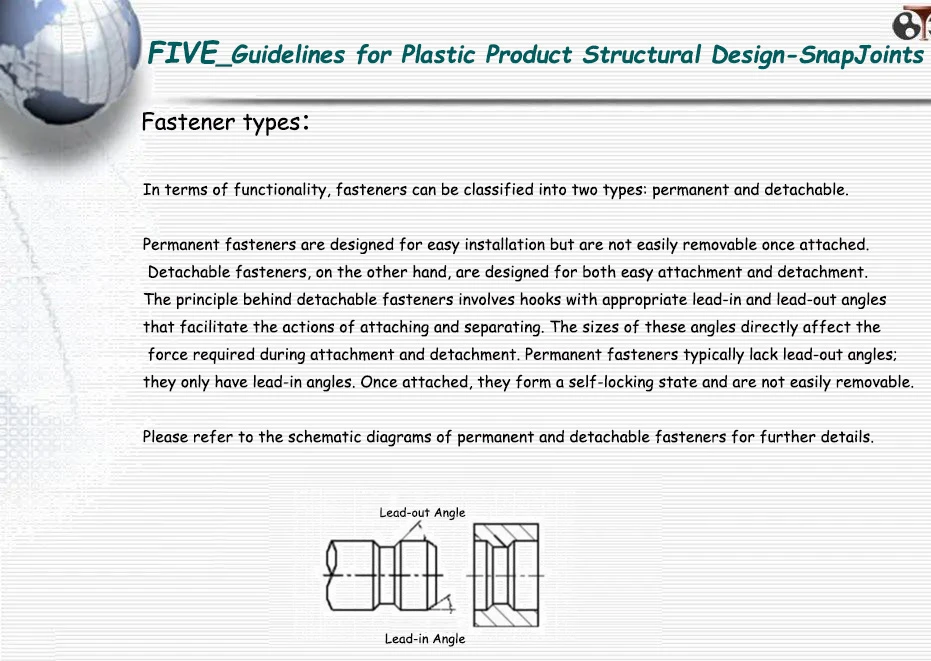 Fastener types