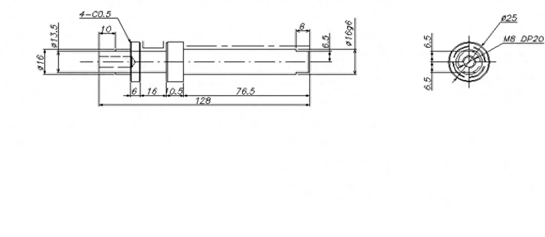  Workpiece CNC drawing 